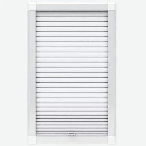 Agustus White Perfect Fit Pleated Blind | Online Blindz