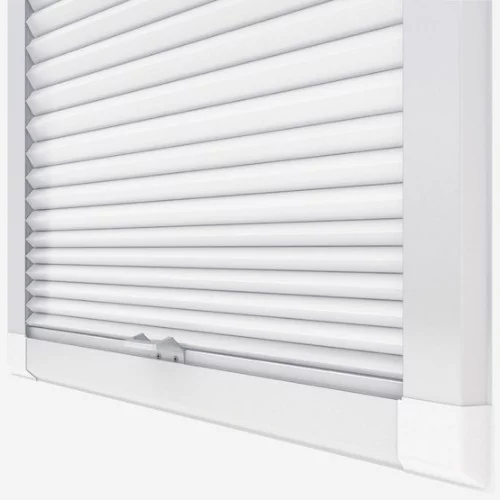 Agustus White Perfect Fit Pleated Blind | Online Blindz