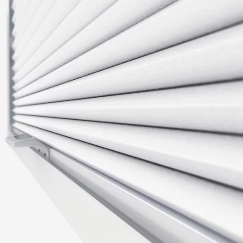 Agustus White Perfect Fit Pleated Blind | Online Blindz