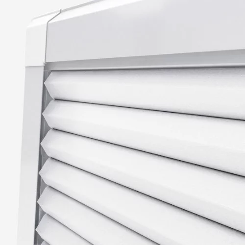 Agustus White Perfect Fit Pleated Blind | Online Blindz