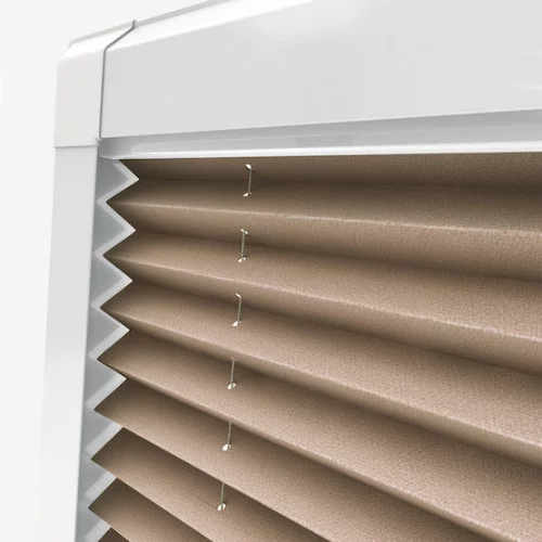 Arbor Sand Perfect Fit Pleated Blind | Online Blindz