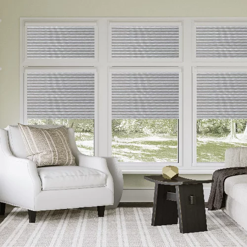 Averie Soft Grey Perfect Fit Pleated Blind | Online Blindz