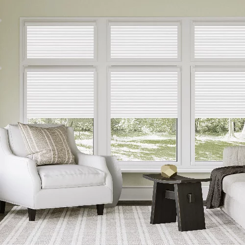 Emmy White Mist Perfect Fit Pleated Blind | Online Blindz