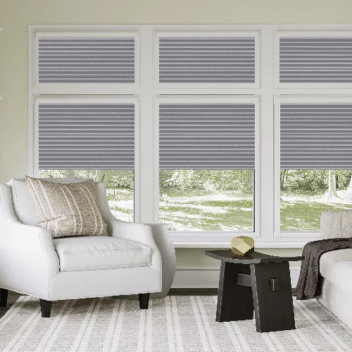 Forsythia Obsidian Black Perfect Fit Pleated Blind | Online Blindz