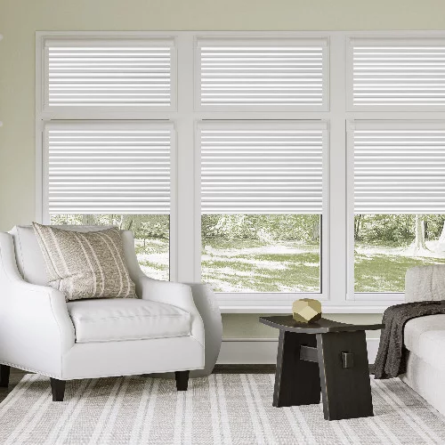 Gardenia Cumulus White Perfect Fit Pleated Blind | Online Blindz