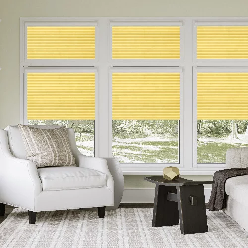 Harley Lemon Perfect Fit Pleated Blind | Online Blindz