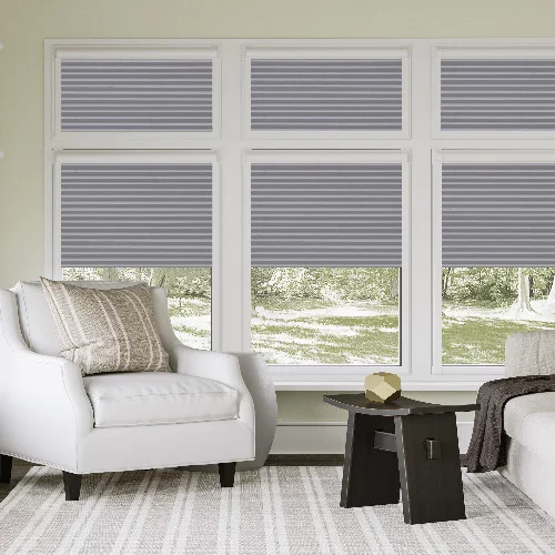 Jacqui Concrete Grey Perfect Fit Pleated Blind | Online Blindz