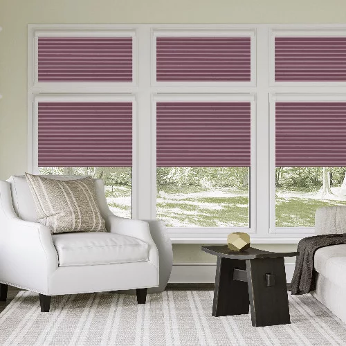 Jacqui Plum Perfect Fit Pleated Blind | Online Blindz