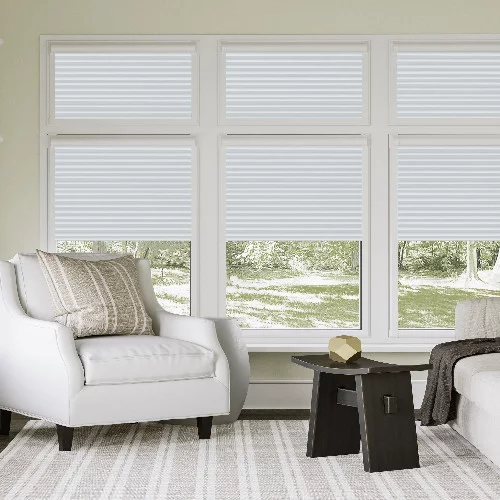 Josephina Frosted Grey Perfect Fit Pleated Blind | Online Blindz