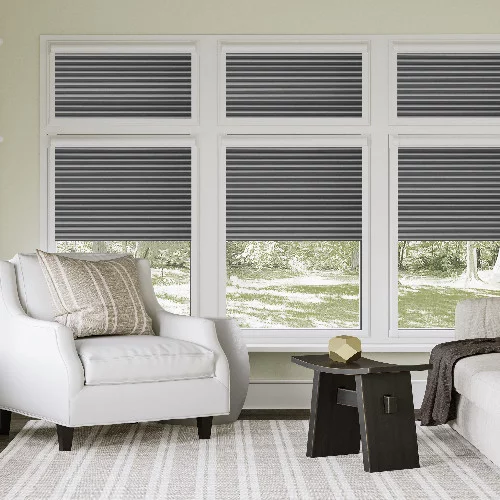 Marlene Grey Perfect Fit Pleated Blind | Online Blindz