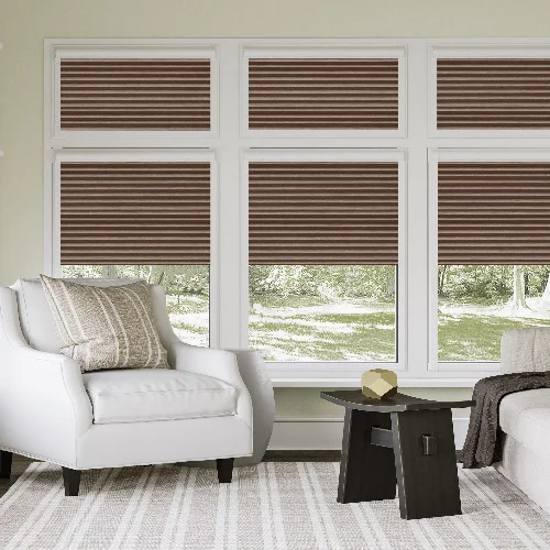 Martina Brown Perfect Fit Pleated Blind | Online Blindz