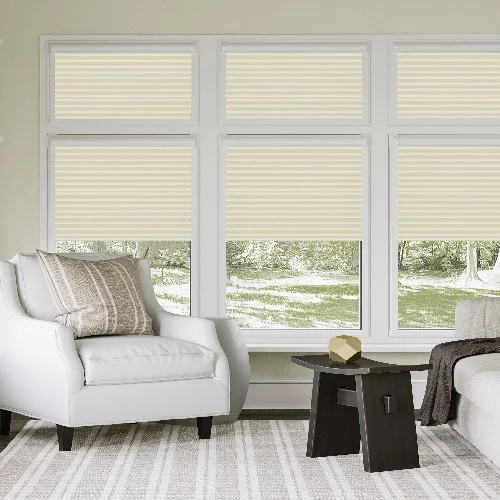 Natasha Canary Perfect Fit Pleated Blind | Online Blindz