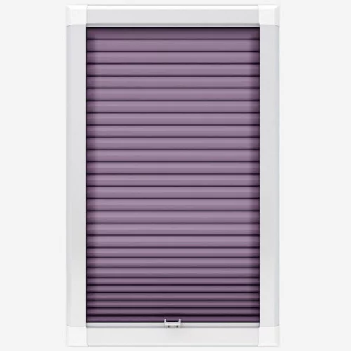 Nell Grape Perfect Fit Pleated Blind | Online Blindz