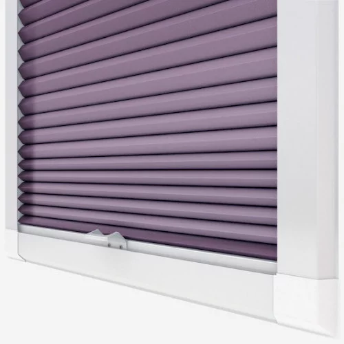 Nell Grape Perfect Fit Pleated Blind | Online Blindz