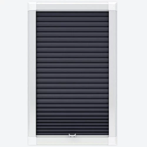 Primordial Blackout Anthracite Perfect Fit Pleated Blind | Online Blindz