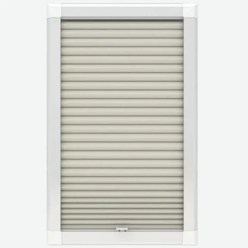 Primordial Blackout Cream Perfect Fit Pleated Blind | Online Blindz