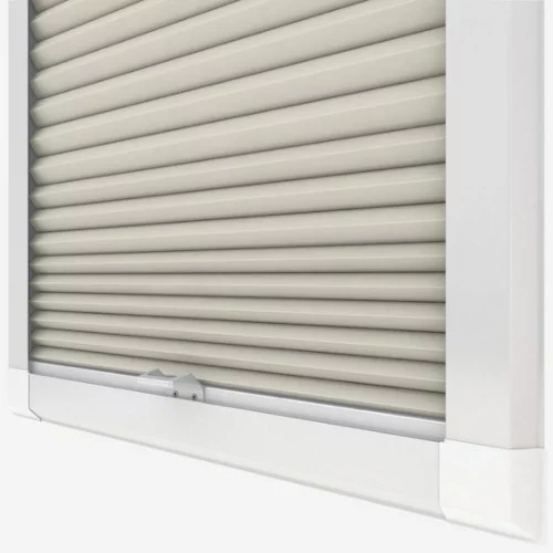 Primordial Blackout Cream Perfect Fit Pleated Blind | Online Blindz