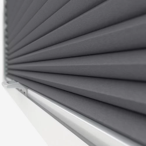 Primordial Blackout Grey Perfect Fit Pleated Blind | Online Blindz