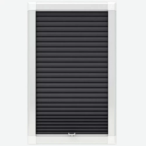 Primordial Blackout Jet Perfect Fit Pleated Blind | Online Blindz