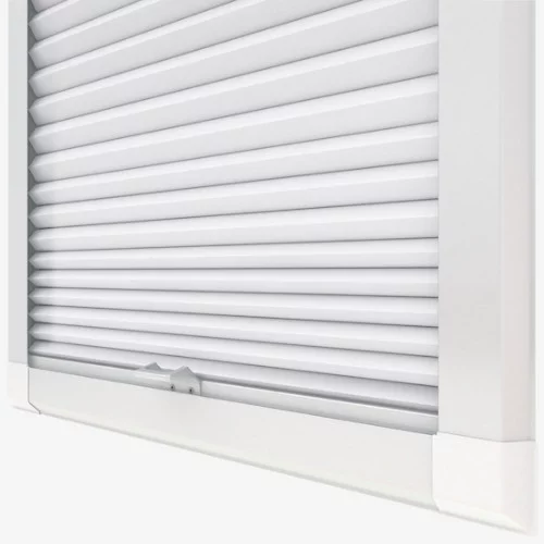 Primordial White Perfect Fit Pleated Blind | Online Blindz