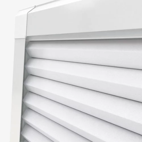 Primordial White Perfect Fit Pleated Blind | Online Blindz