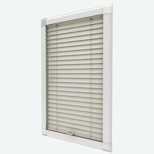 Pure Wood Pebble Grey Perfect Fit Real Wood Venetian Blind | Online Blindz