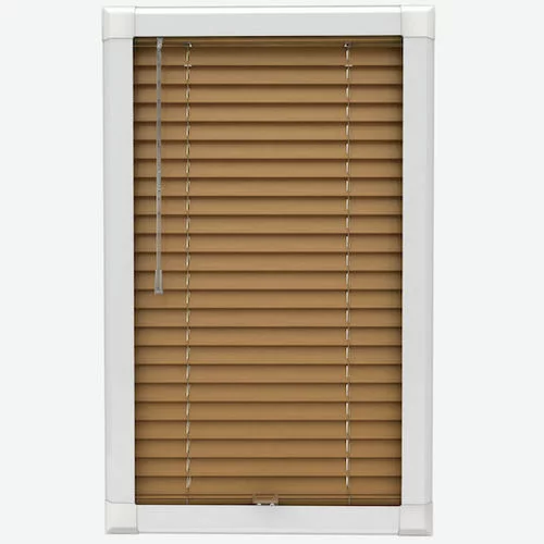 Pure Wood Warm Oak Perfect Fit Real Wood Venetian Blind | Online Blindz