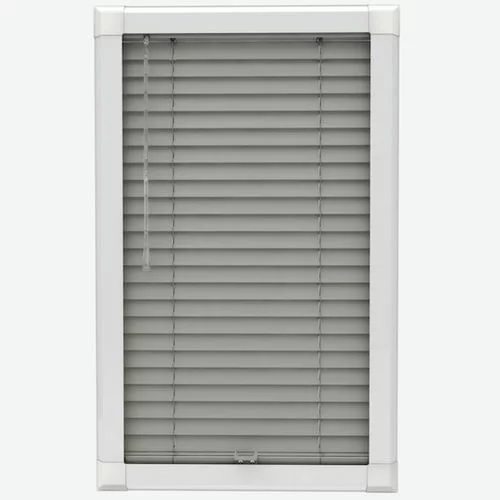 Pure Wood Whitby Grey Perfect Fit Real Wood Venetian Blind | Online Blindz