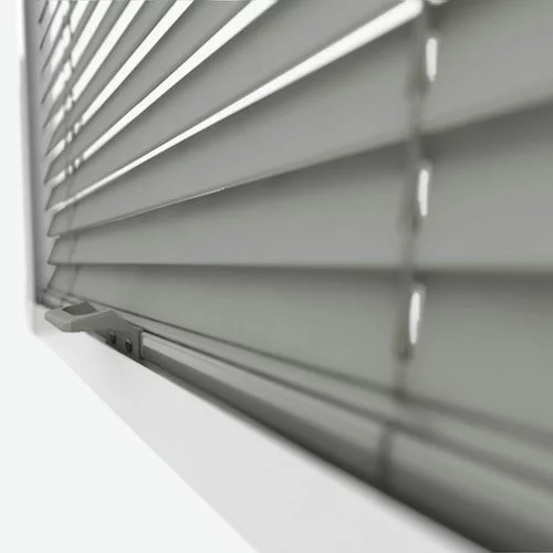 Pure Wood Whitby Grey Perfect Fit Real Wood Venetian Blind | Online Blindz