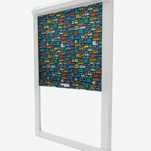 Venetia Navy Perfect Fit Roller Blind | Online Blindz