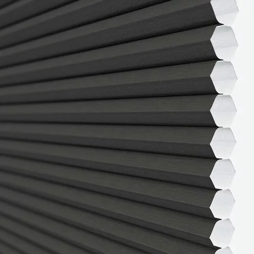 Agustus Anthracite Pleated Blind | Online Blindz