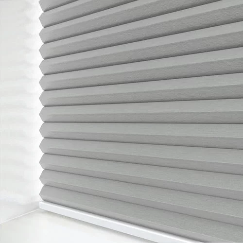 Agustus Blackout Dove Grey Pleated Blind | Online Blindz