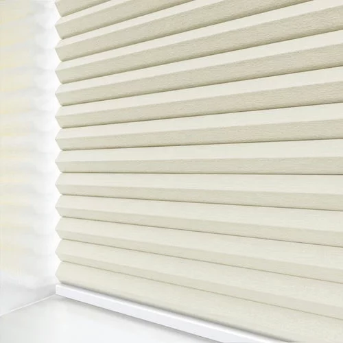 Agustus Cream Pleated Blind | Online Blindz