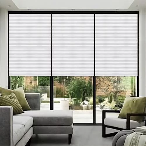 Alaina White Pleated Blind | Online Blindz