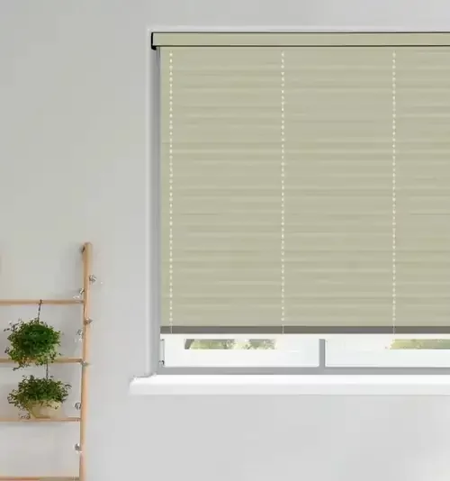 Alice Alabaster Pleated Blind | Online Blindz