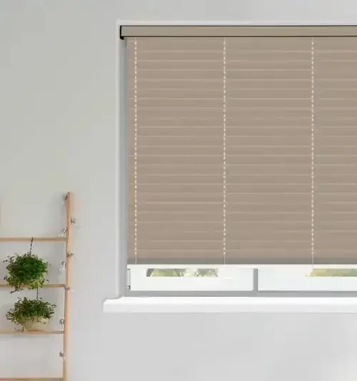 Alice Sandstone Pleated Blind | Online Blindz