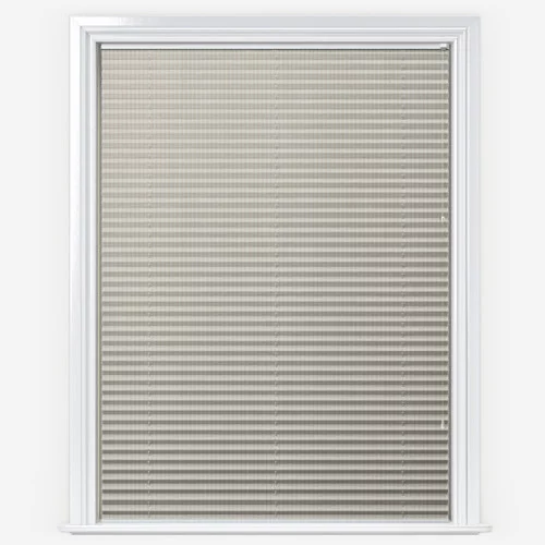 Allyn Taupe Pleated Blind | Online Blindz