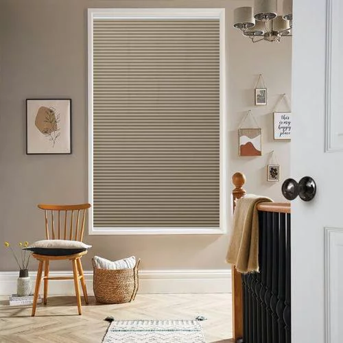 Arbor Sand Pleated Blind | Online Blindz