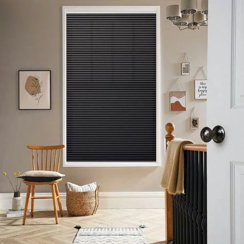 Arbor Slate Grey Pleated Blind | Online Blindz