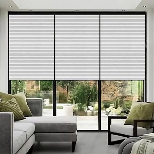 Arcade White Pleated Blind | Online Blindz