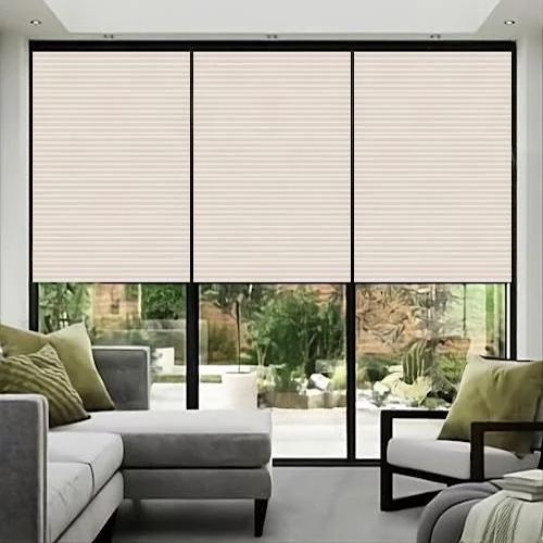 Artful Blush Pleated Blind | Online Blindz