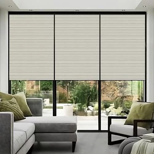 Baylee Sand Pleated Blind | Online Blindz