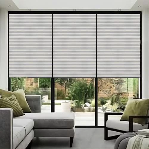 Caroline Parchment Pleated Blind | Online Blindz