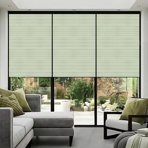 Delia Moss Pleated Blind | Online Blindz