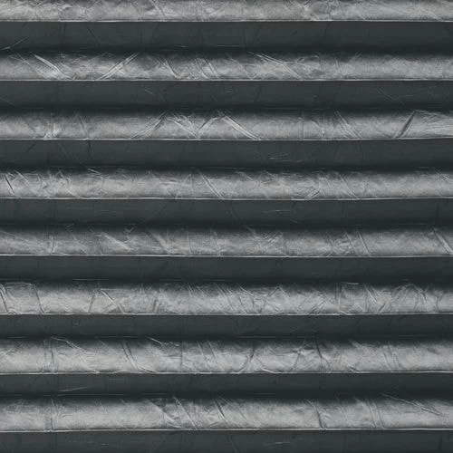 Halle Charcoal Pleated Blind | Online Blindz