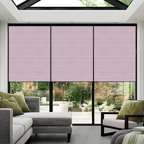 Mandarin Lilac Pleated Blind | Online Blindz