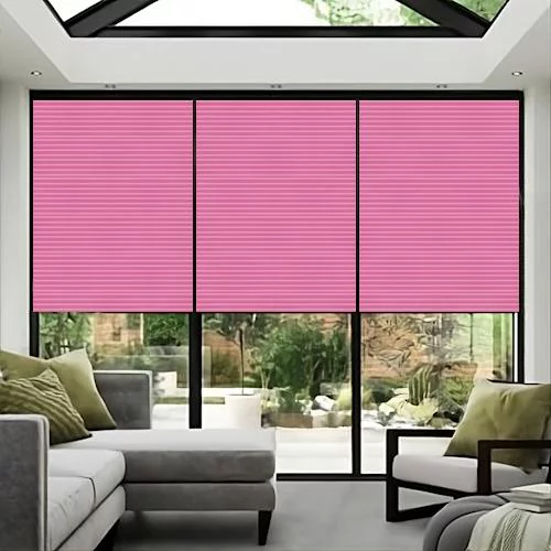 Mandarin Orchid PInk Pleated Blind | Online Blindz