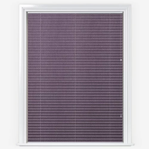 Nell Grape Pleated Blind | Online Blindz