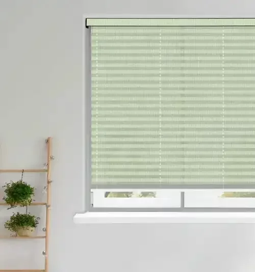 Nell Sage Pleated Blind | Online Blindz