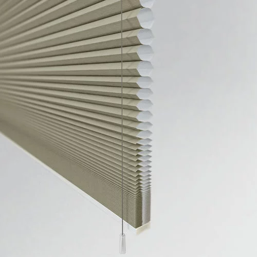 Primodal Blackout Cream Pleated Blind | Online Blindz